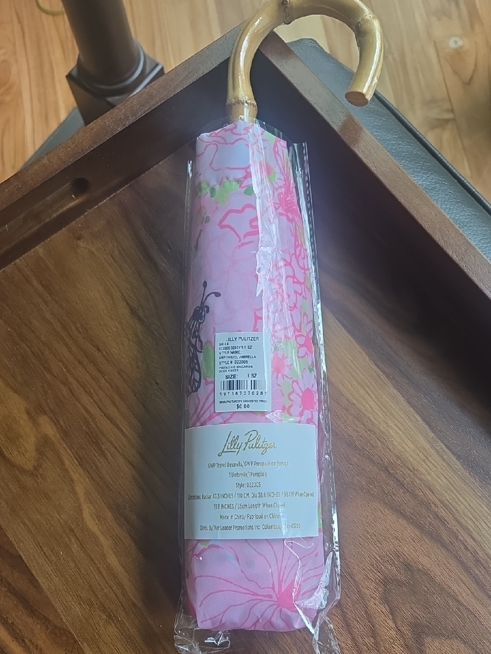 Lilly Pulitzer Travel Umbrella - Picture 8 of 9